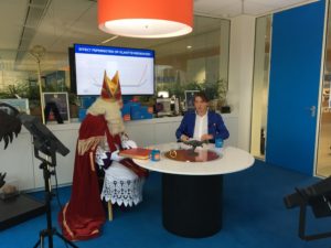 Sinterklaas en Pieter Zwart