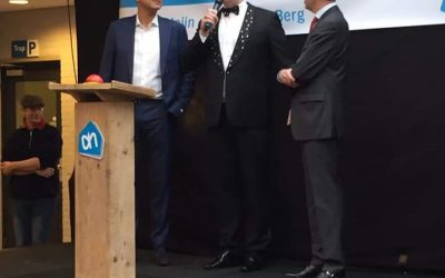 Spektakel heropening Albert Heijn Jos van den Berg