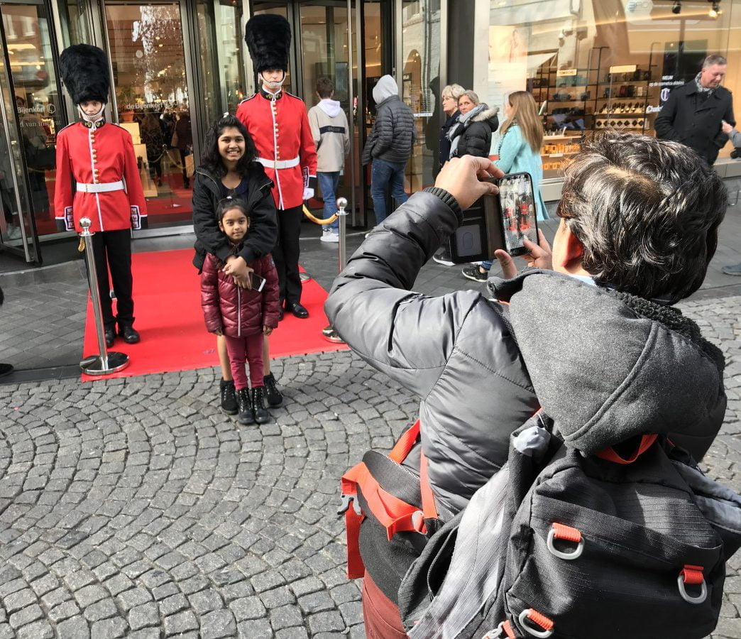 Paleiswachters in actie in Maastricht