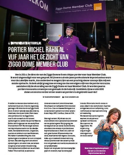 Artikel Ziggo Dome Memberclub Magazine