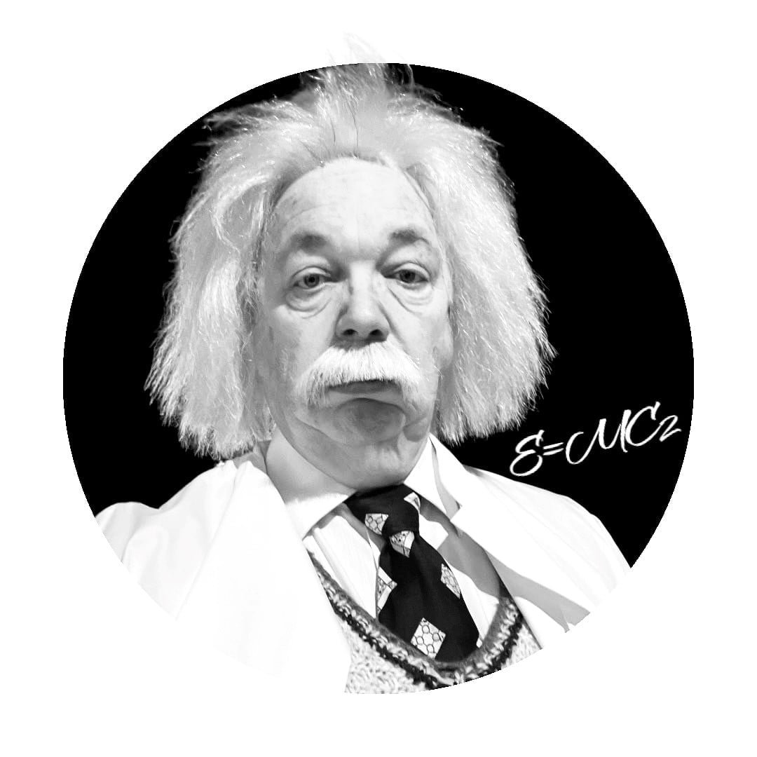 Albert Einstein look a like